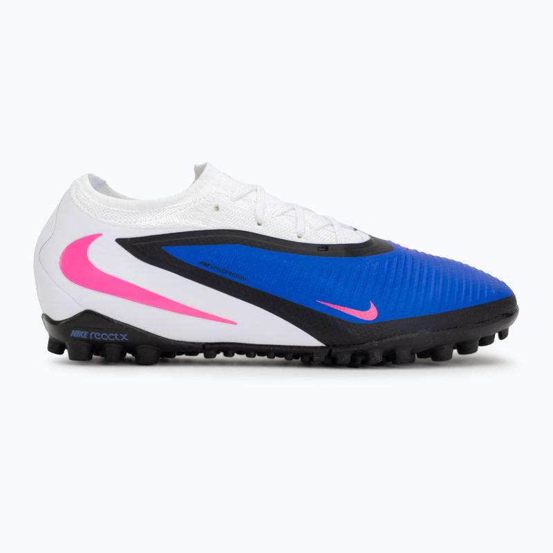 Кросівки футбольні чоловічі Nike Phantom 6 Low Pro TF racer blue/white/pink blast 2