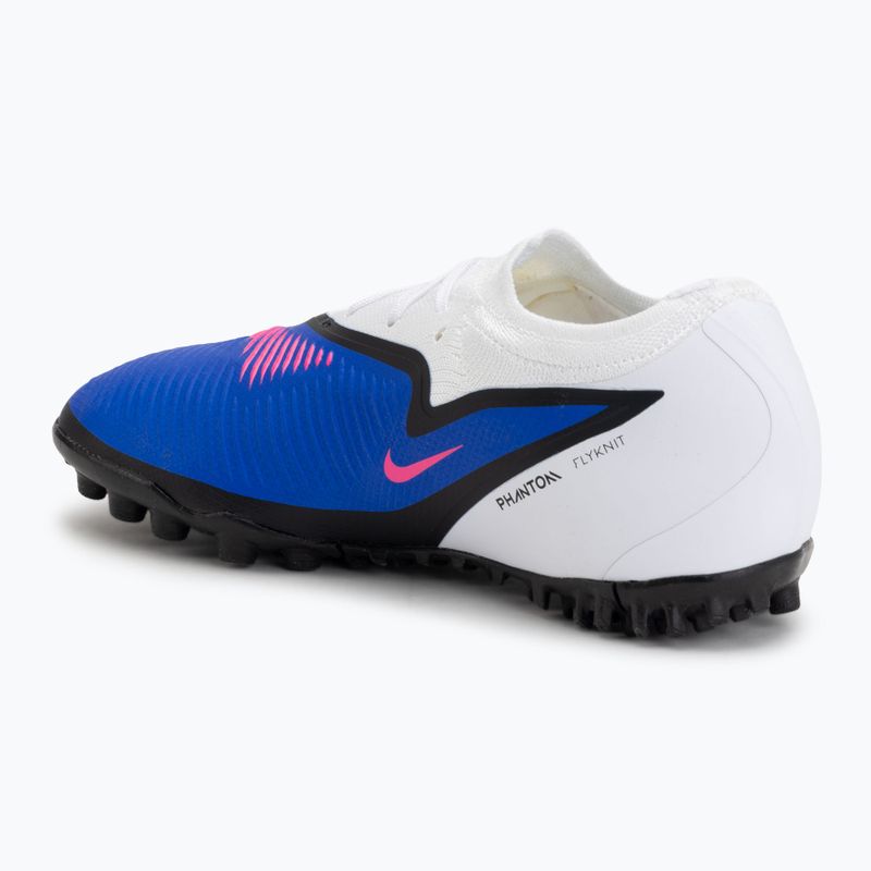 Кросівки футбольні чоловічі Nike Phantom 6 Low Pro TF racer blue/white/pink blast 3