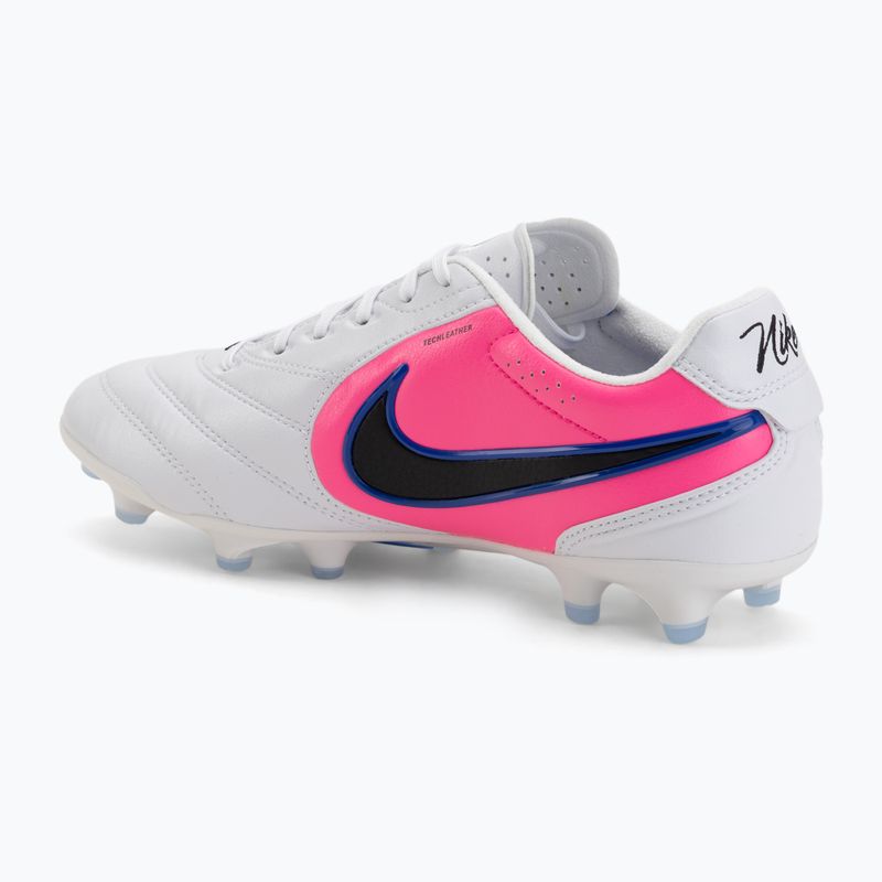 Кросівки футбольні чоловічі Nike Tiempo Ligera Pro FG white/racer blue/pink blast/black 3