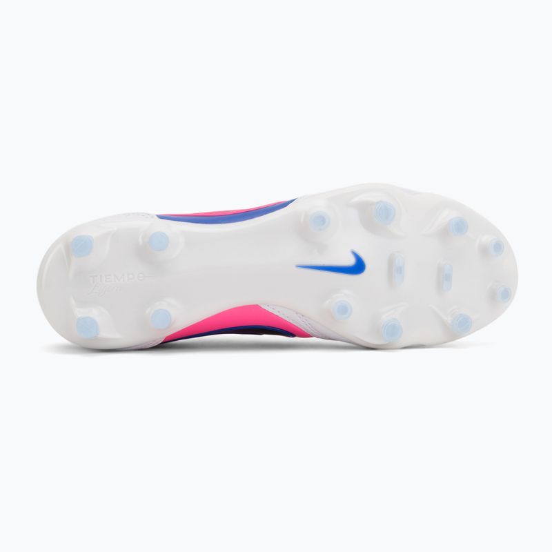 Кросівки футбольні чоловічі Nike Tiempo Ligera Pro FG white/racer blue/pink blast/black 4