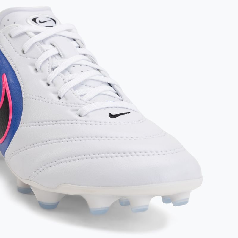 Кросівки футбольні чоловічі Nike Tiempo Ligera Pro FG white/racer blue/pink blast/black 7