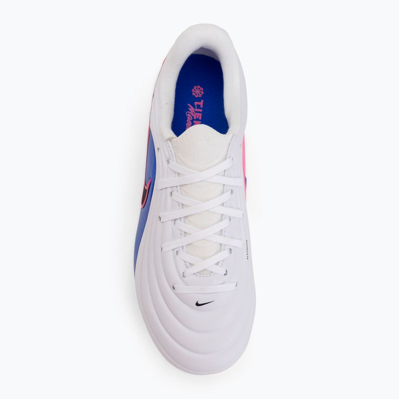 Кросівки футбольні дитячі Nike Tiempo Maestro Academy Jr FG/MG white/racer blue/pink blast/black 5