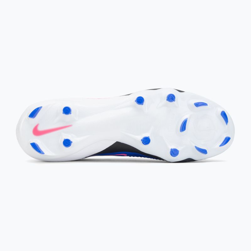 Кросівки футбольні чоловічі Nike Phantom 6 High Academy FG/MG racer blue/white/pink blast 4