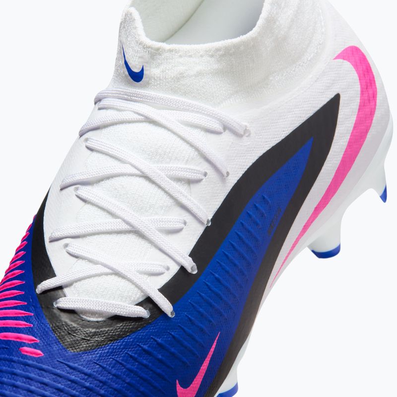 Кросівки футбольні чоловічі Nike Phantom 6 High Academy FG/MG racer blue/white/pink blast 8