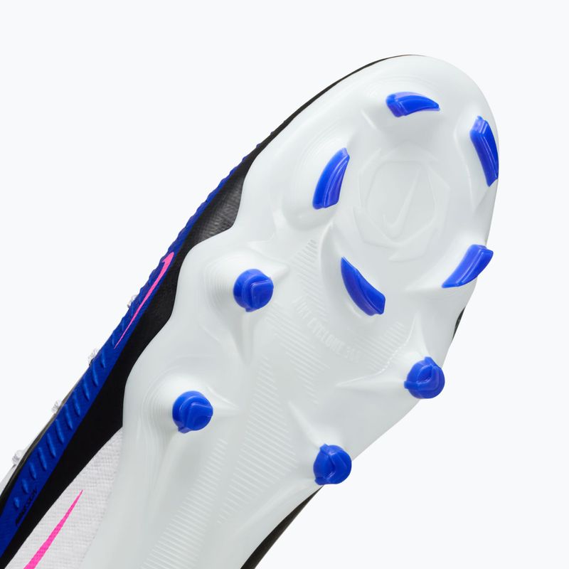 Кросівки футбольні чоловічі Nike Phantom 6 High Academy FG/MG racer blue/white/pink blast 10