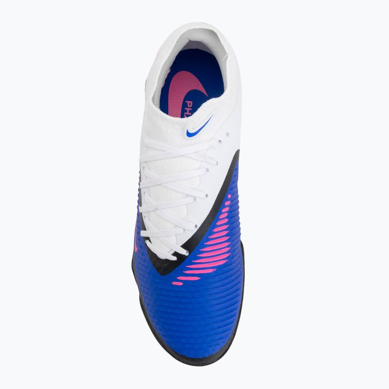 Кросівки футбольні чоловічі Nike Phantom 6 High Academy TF racer blue/white/pink blast 5