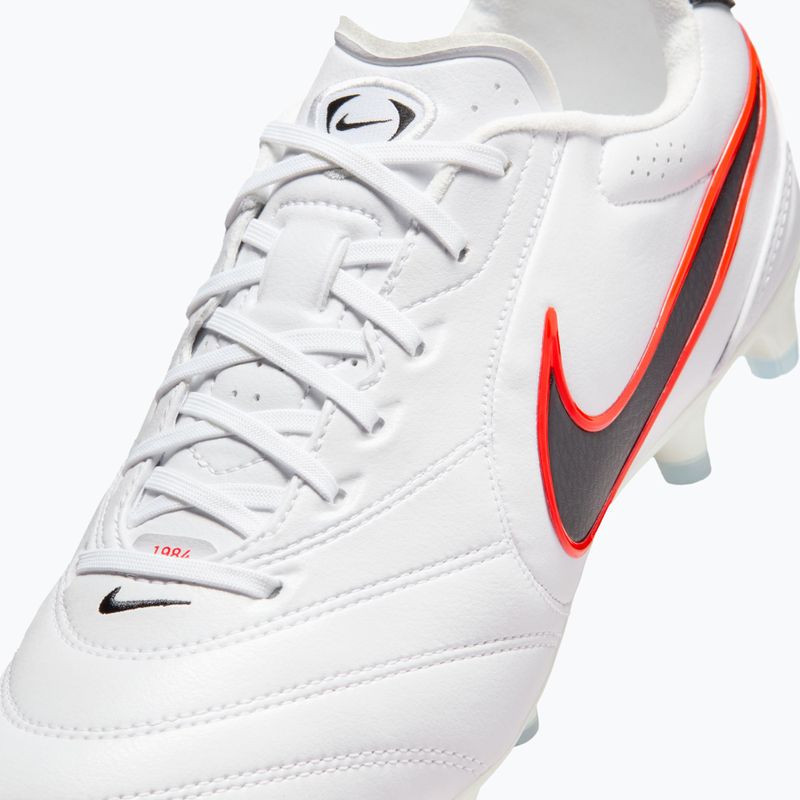 Кросівки футбольні чоловічі Nike Tiempo Ligera Pro FG white/bright crimson/black 8