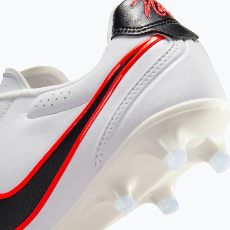 Кросівки футбольні чоловічі Nike Tiempo Ligera Pro FG white/bright crimson/black 9