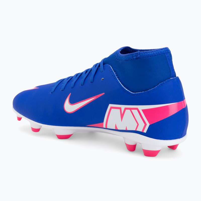 Кросівки футбольні чоловічі Nike Mercurial Superfly 10 Club FG/MG racer blue/white 3