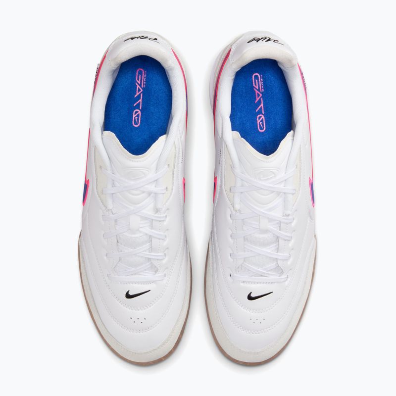 Кросівки футбольні чоловічі Nike Streetgato white/pink blast/racer blue 12