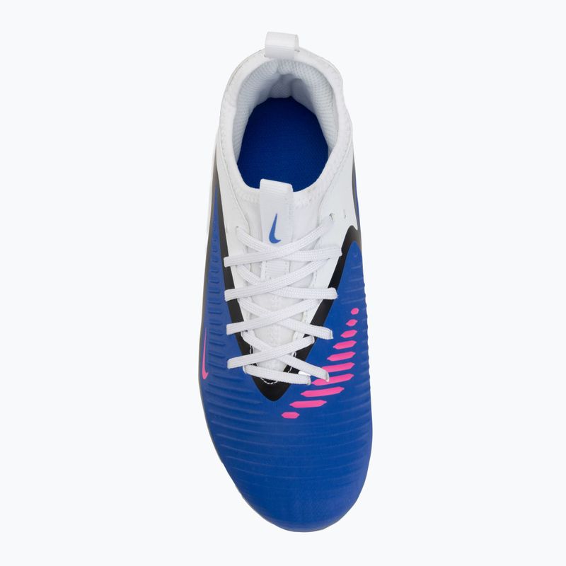 Дитячі футбольні бутси Nike Phantom 6 Low Academy FG/MG Jr racer blue/white/pink blast 5
