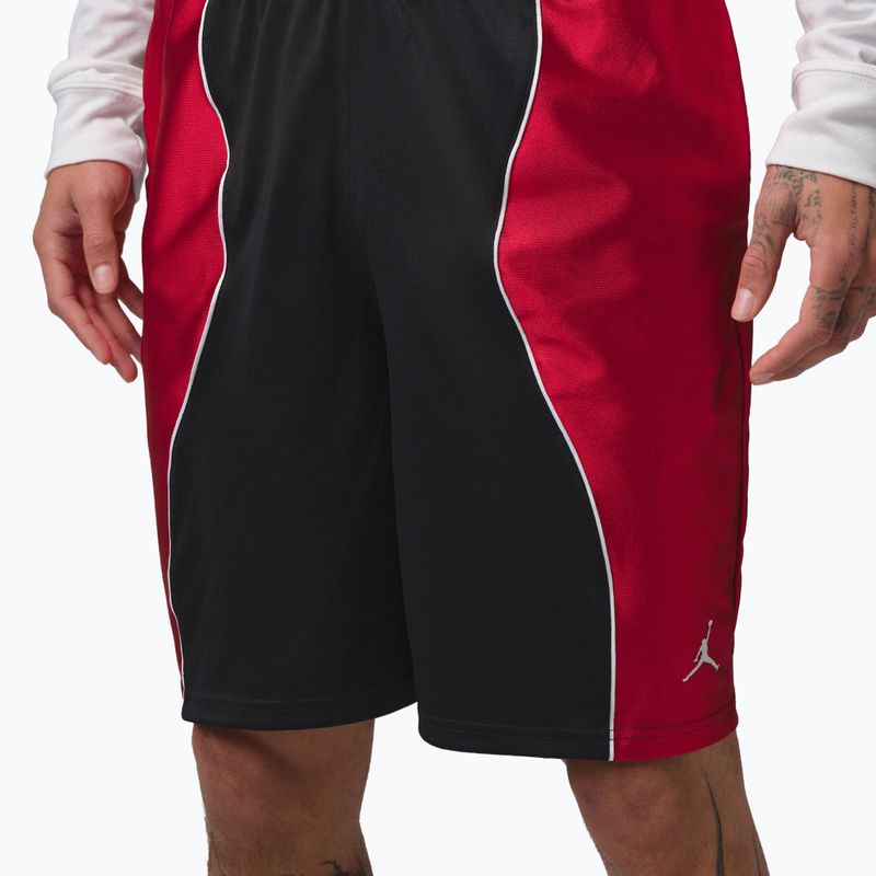Шорти баскетбольні чоловічі Nike Jordan Sport black/white/gym red 4