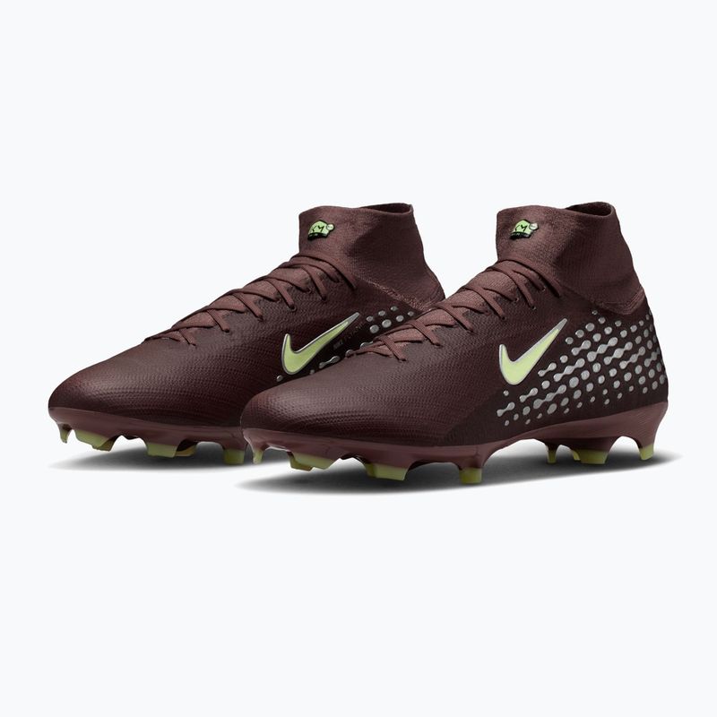 Кросівки футбольні чоловічі Nike Zoom Superfly 10 Pro Kylian Mbappe FG plum eclipse/metallic silver 3