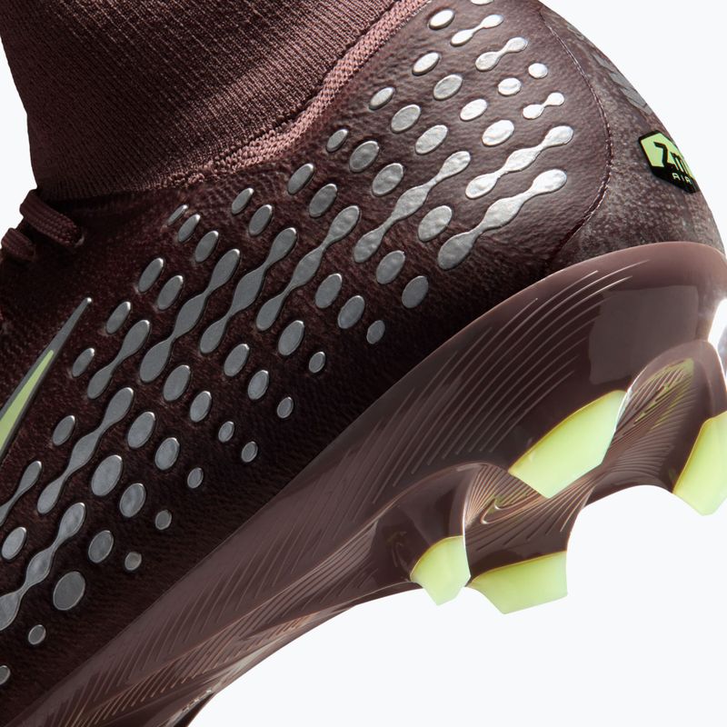 Кросівки футбольні чоловічі Nike Zoom Superfly 10 Pro Kylian Mbappe FG plum eclipse/metallic silver 6