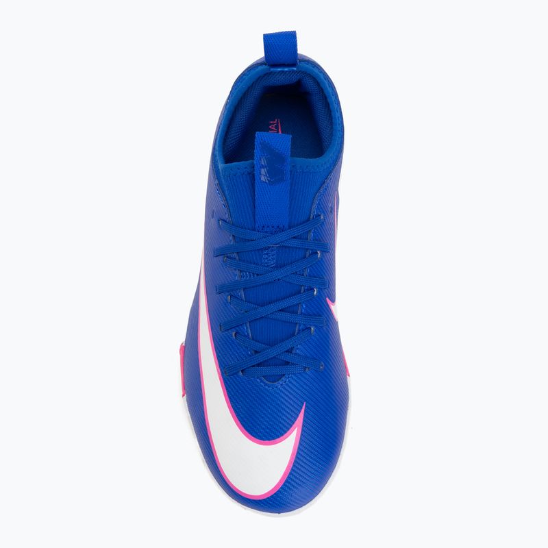 Кросівки футбольні дитячі Nike Mercurial Vapor 16 Academy TF racer blue/white 5