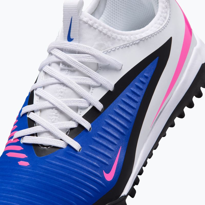 Кросівки футбольні дитячі Nike Jr. Phantom 6 Low Academy TF racer blue/white/pink blast 9