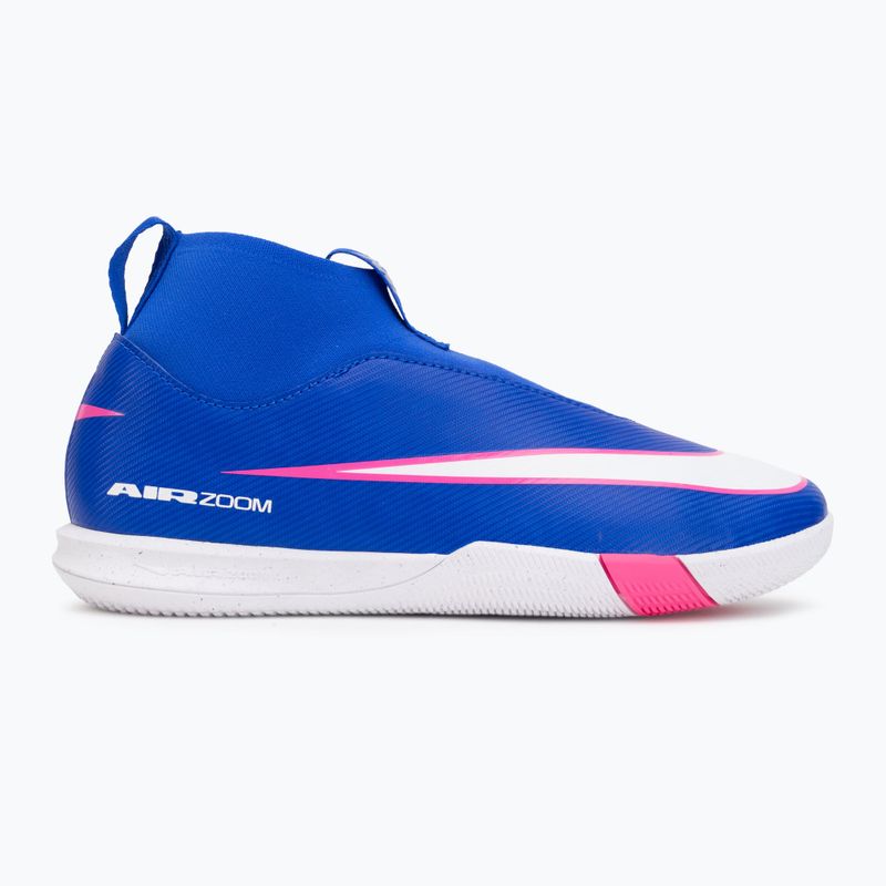 Кросівки футбольні дитячі Nike Mercurial Superfly 10 Academy IC racer blue/white 2