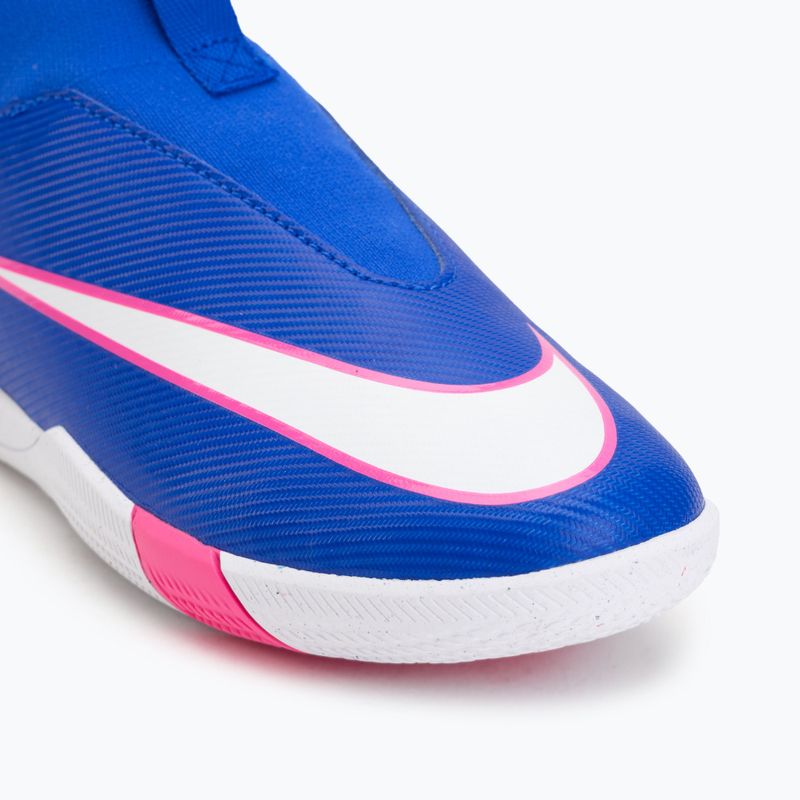 Кросівки футбольні дитячі Nike Mercurial Superfly 10 Academy IC racer blue/white 7