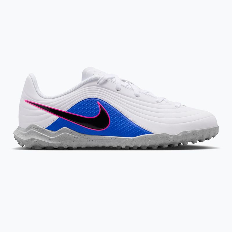 Кросівки футбольні дитячі Nike Tiempo Maestro Club Jr TF white/racer blue/pink blast/black 8
