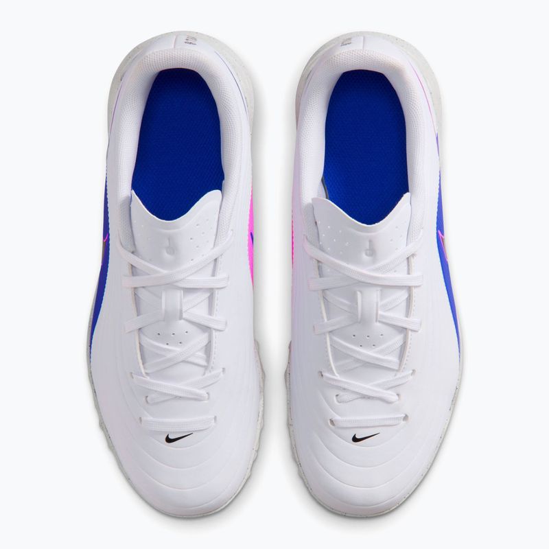 Кросівки футбольні дитячі Nike Tiempo Maestro Club Jr TF white/racer blue/pink blast/black 13