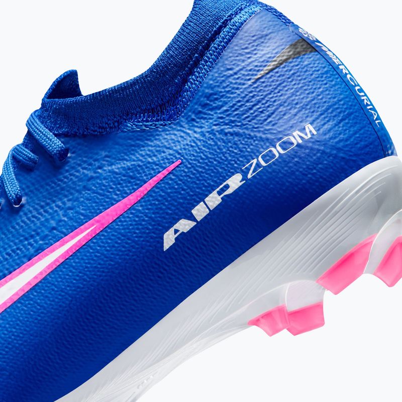 Кросівки футбольні дитячі Nike Jr. Mercurial Vapor 16 Pro FG racer blue/white 10