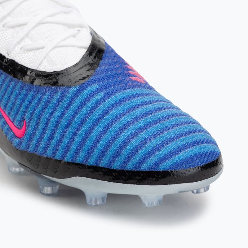 Кросівки футбольні чоловічі Nike Phantom 6 Low Elite AG-Pro racer blue/white/pink blast 7