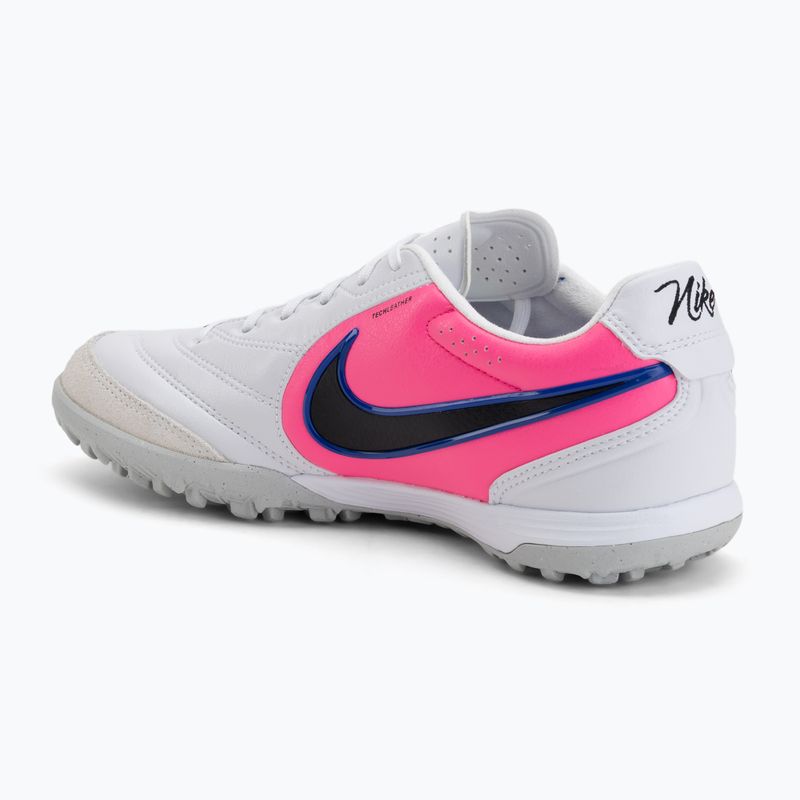 Кросівки футбольні чоловічі Nike Tiempo Ligera Pro TF white/racer blue/pink blast/black 3