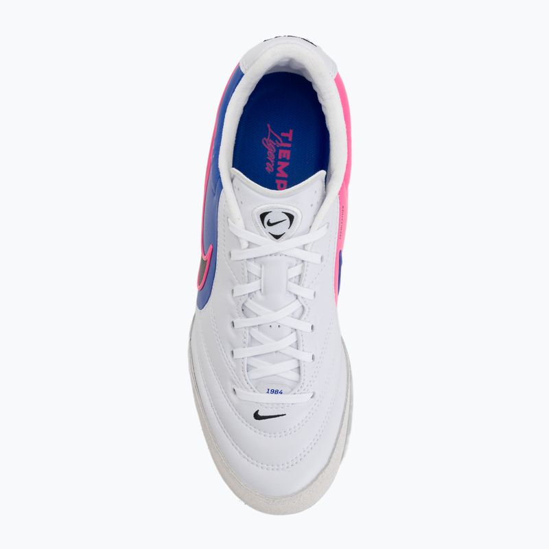 Кросівки футбольні чоловічі Nike Tiempo Ligera Pro TF white/racer blue/pink blast/black 5