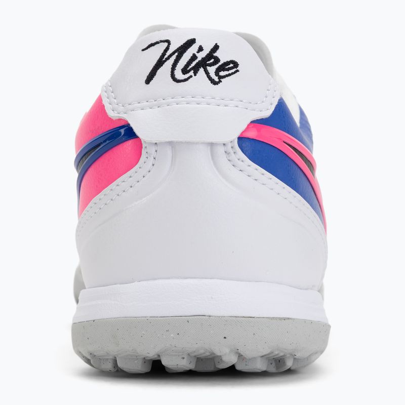 Кросівки футбольні чоловічі Nike Tiempo Ligera Pro TF white/racer blue/pink blast/black 6