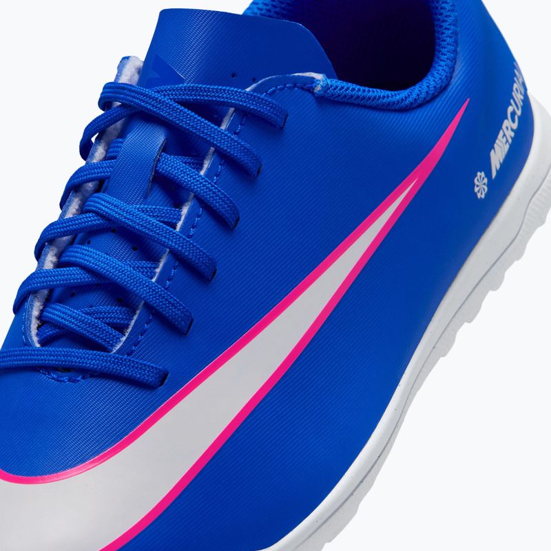 Кросівки футбольні дитячі Nike Mercurial Vapor 16 Club TF racer blue/black 8
