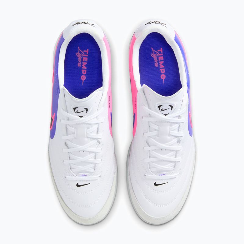 Кросівки футбольні чоловічі Nike Tiempo Ligera Pro TF white/racer blue/pink blast/black 12