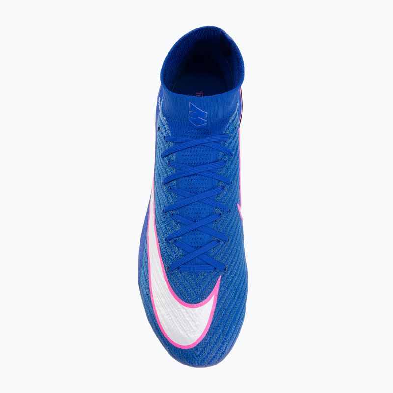 Кросівки футбольні чоловічі Nike Mercurial Superfly 10 Elite SG-Pro racer blue/white 5