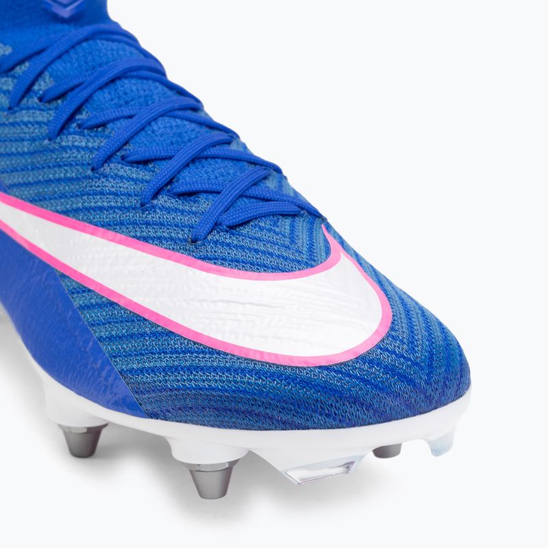 Кросівки футбольні чоловічі Nike Mercurial Superfly 10 Elite SG-Pro racer blue/white 7
