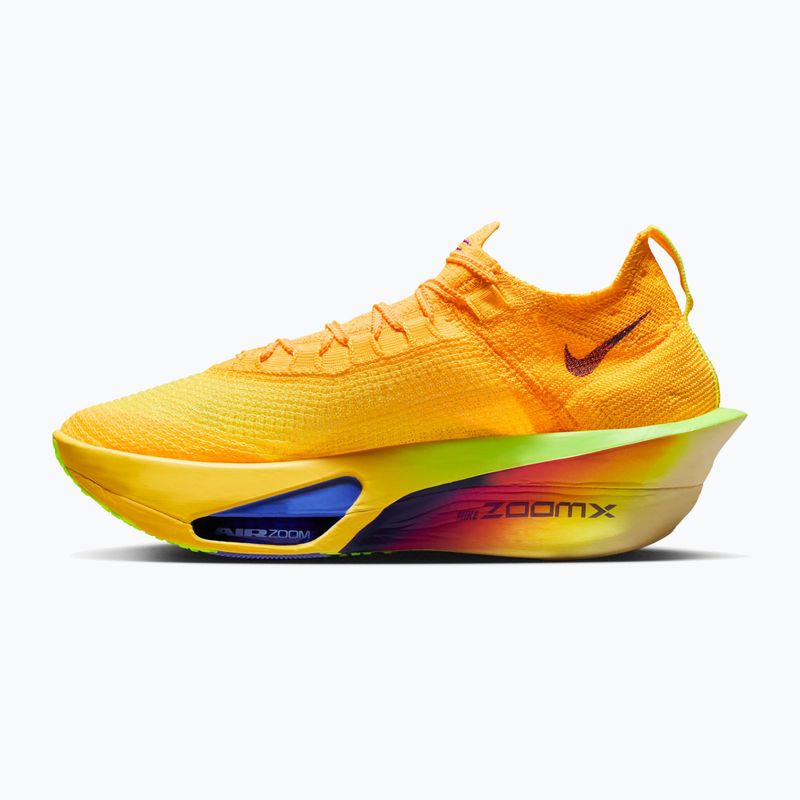 Кросівки для бігу чоловічі Nike Alphafly 3 laser orange/citron pulse/indigo burst 2