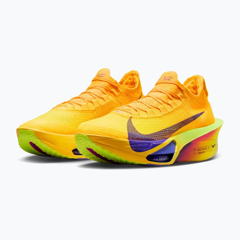Кросівки для бігу чоловічі Nike Alphafly 3 laser orange/citron pulse/indigo burst 3