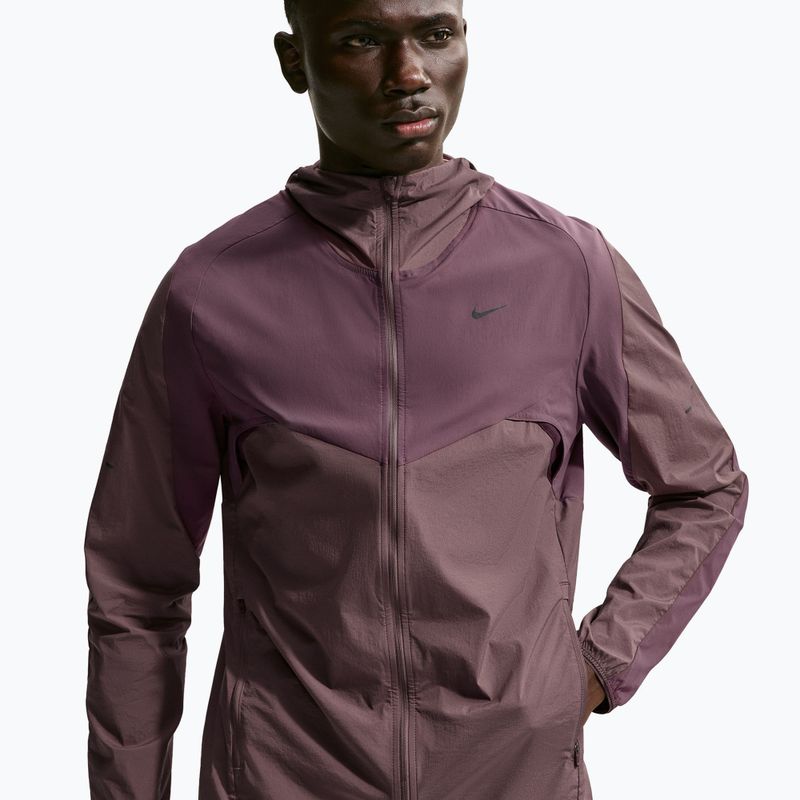 Чоловіча куртка для бігу Nike Stride Dri-Fit dark wine/tattoo/burgundy crush 4