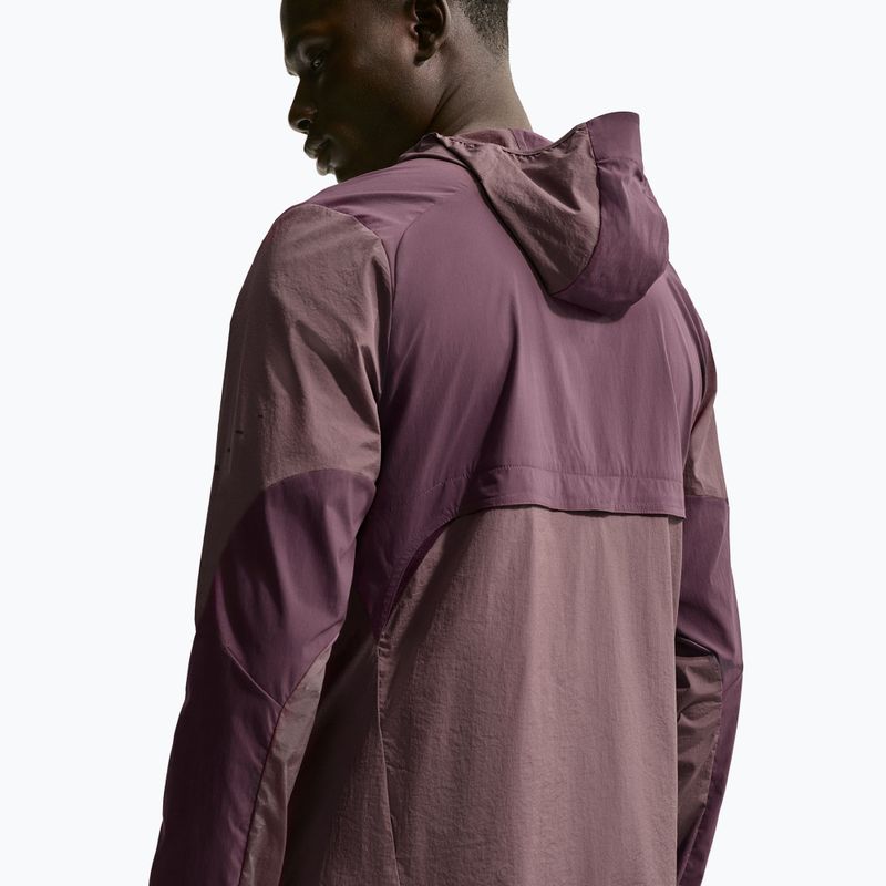 Чоловіча куртка для бігу Nike Stride Dri-Fit dark wine/tattoo/burgundy crush 5