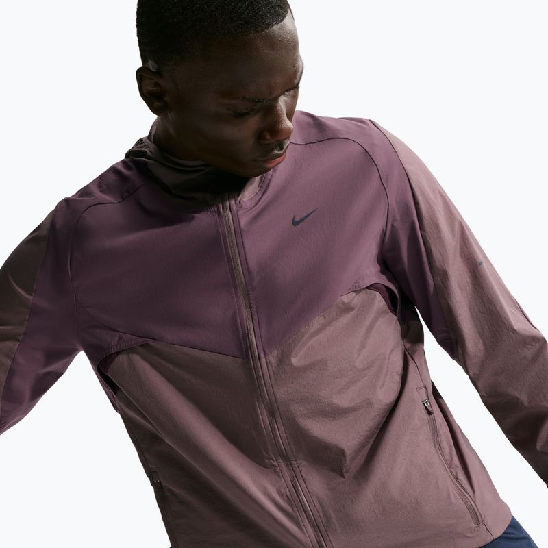 Куртка для бігу чоловіча Nike Stride Dri-Fit dark wine/tattoo/burgundy crush 6