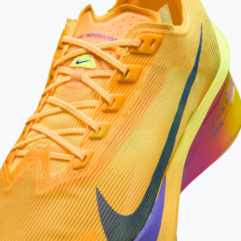 Чоловічі бігові кросівки Nike Vaporfly 4 citron pulse/laser orange/indigo burst 8