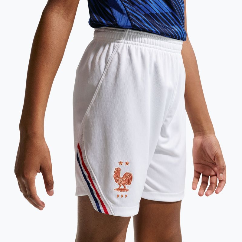 Шорти футбольні дитячі Nike FFF 2026 Stadium Home white/metallic copper 7