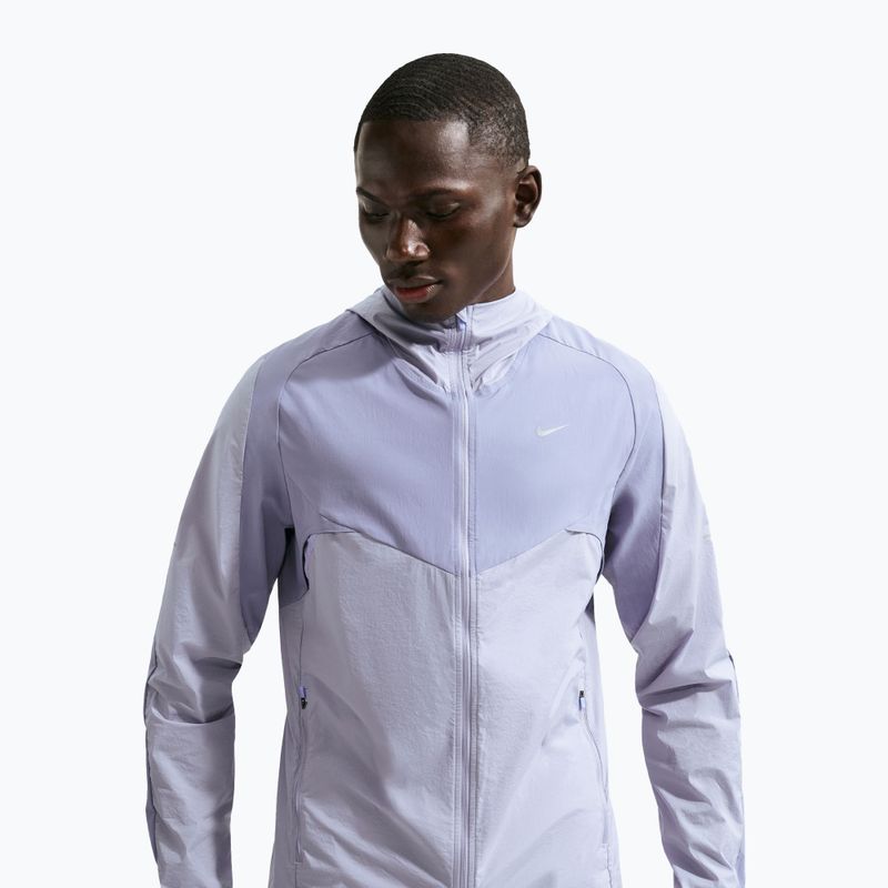 Куртка для бігу чоловіча Nike Stride Dri-Fit iron purple/indigo haze