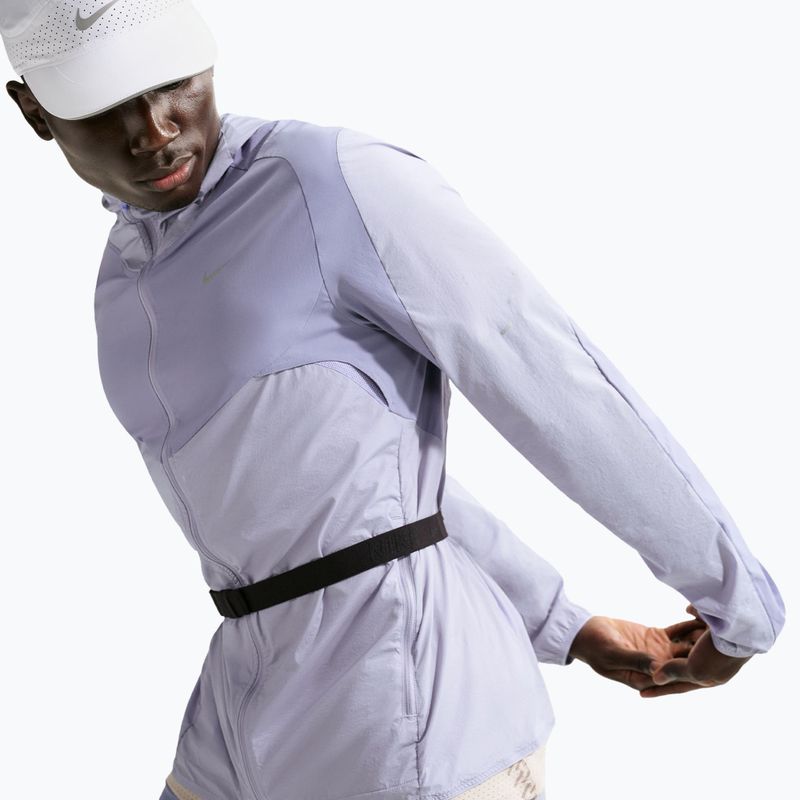 Чоловіча куртка для бігу Nike Stride Dri-Fit iron purple/indigo haze 4
