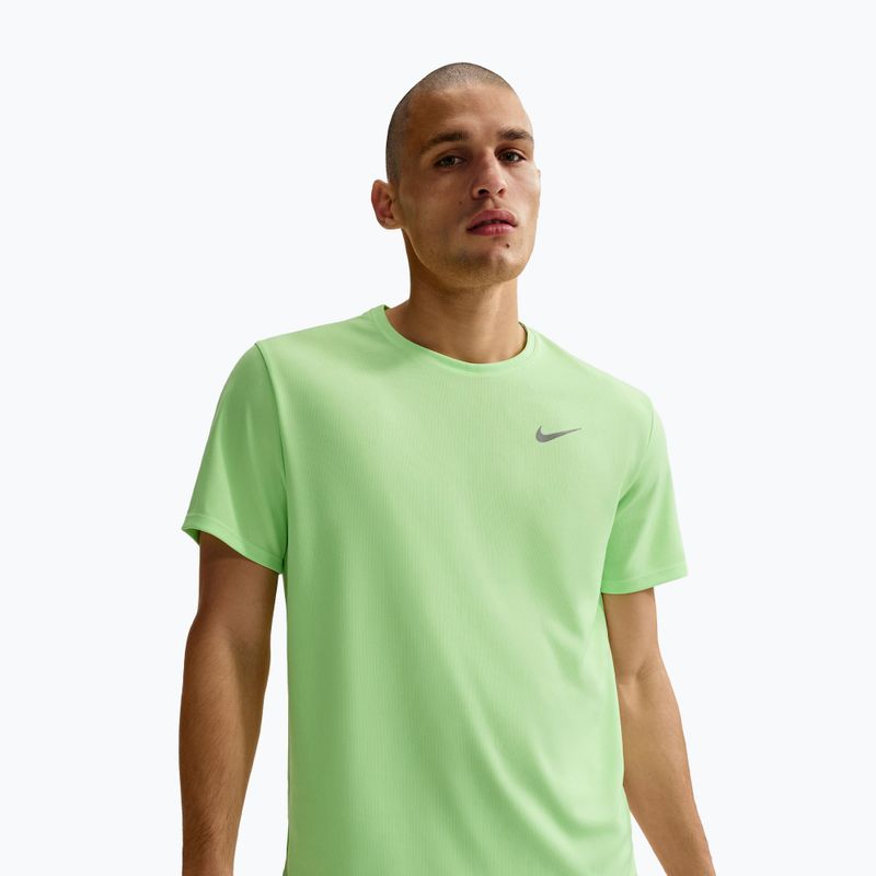 Футболка для бігу чоловіча Nike Miler Dri-Fit UV lime blast 4