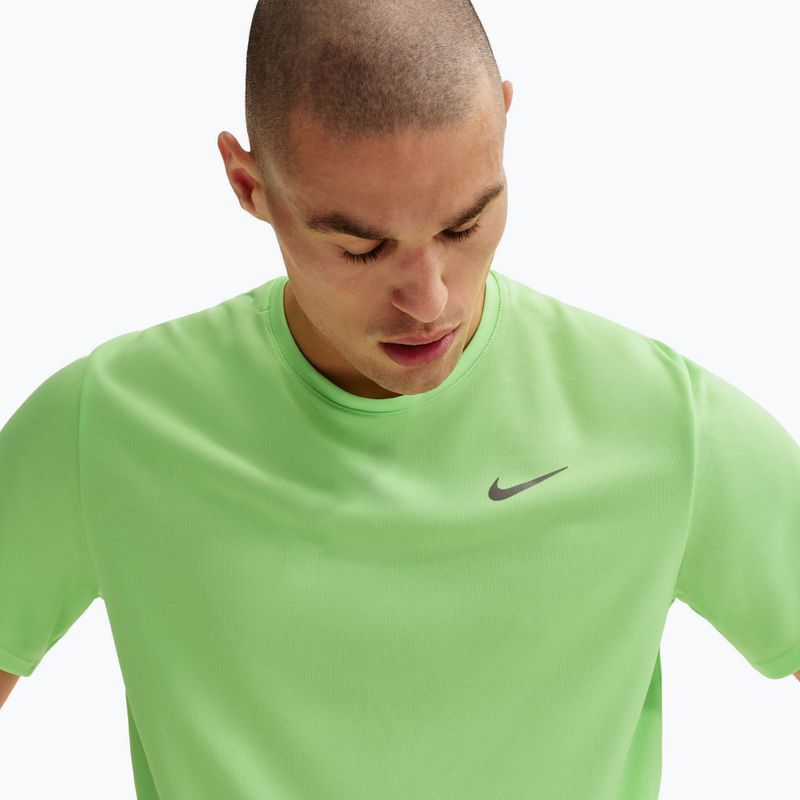 Футболка для бігу чоловіча Nike Miler Dri-Fit UV lime blast 5