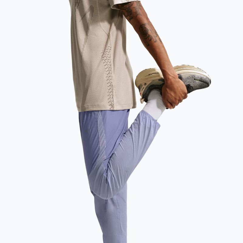 Чоловічі бігові штани Nike Stride Repel Woven iron purple/indigo haze 6