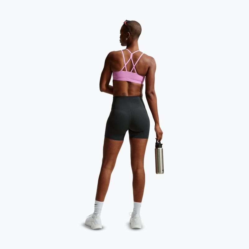 Бюстгальтер для тренувань Nike Zenvy Strappy Light-Support light magenta/white 3