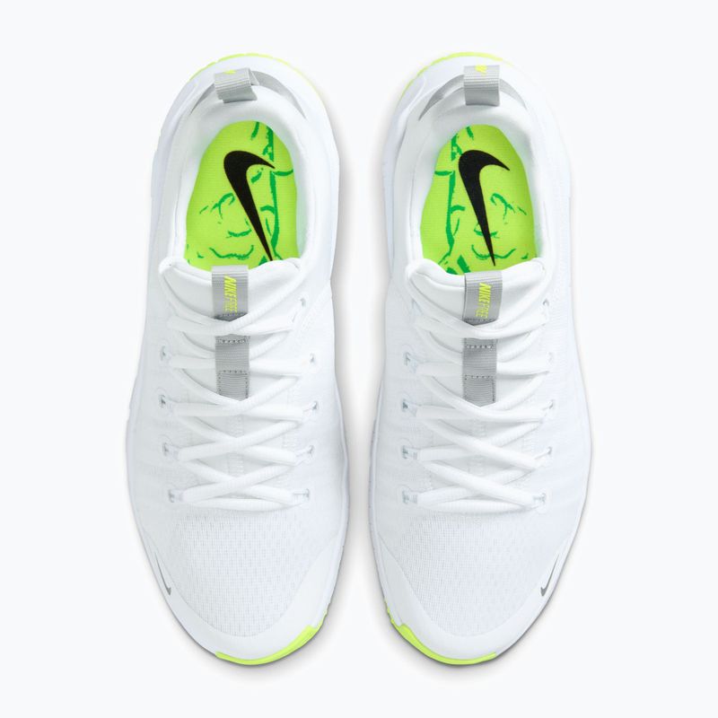 Жіноче тренувальне взуття Nike Free Metcon 6 white/volt/metallic silver 8