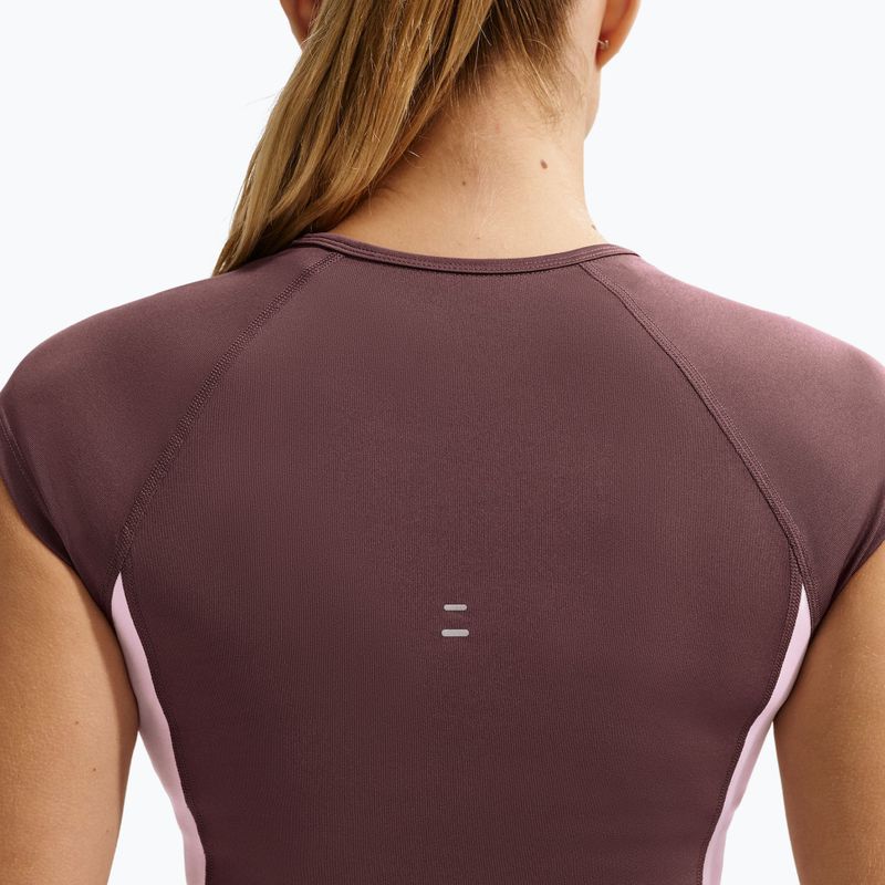 Жіноча бігова футболка Nike Swoosh Run Dri-Fit tattoo/pink foam/white 5