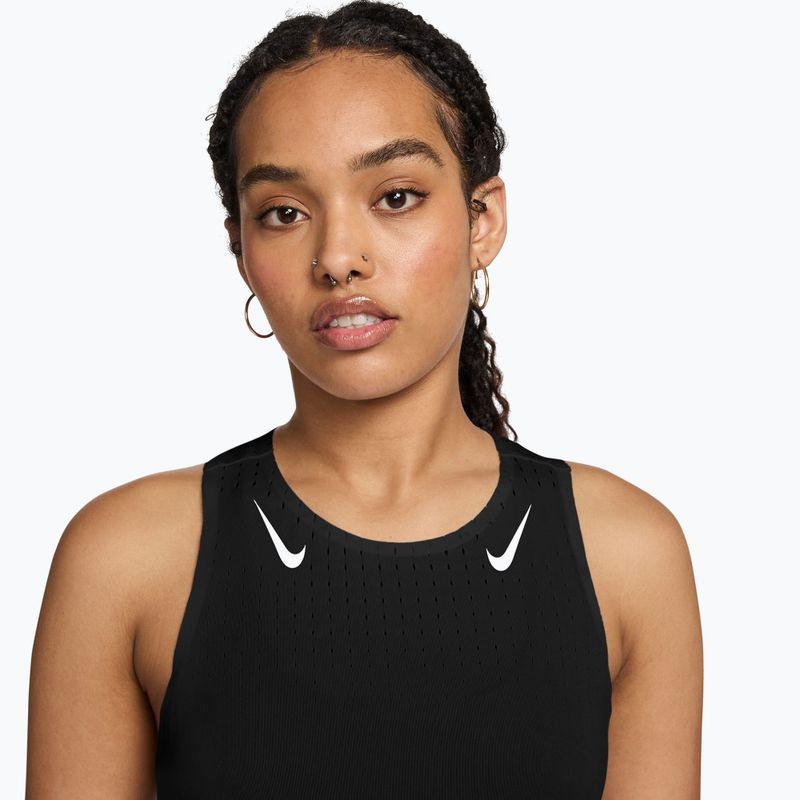 Футболка для бігу жіноча Nike AeroSwift Dri-Fit ADV Singlet black/white 3