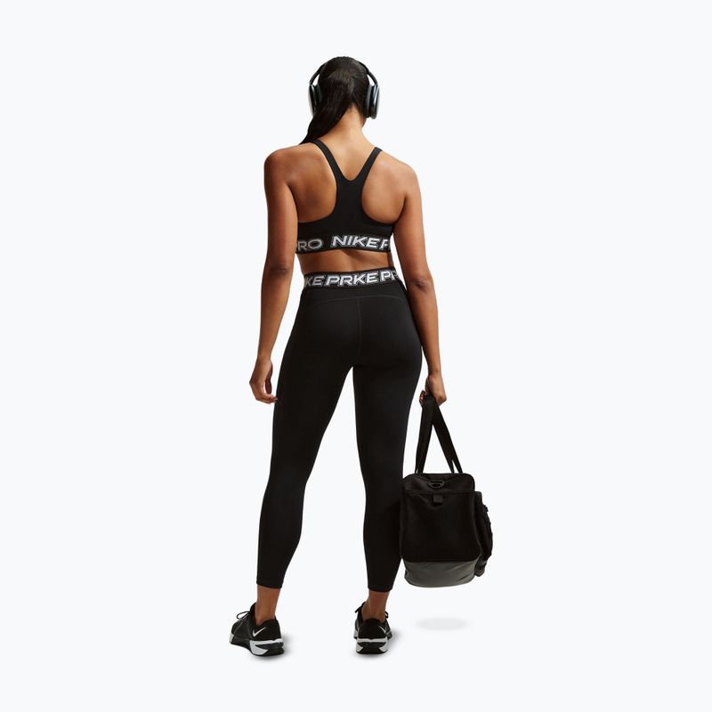 Бюстгальтер для тренувань Nike Pro Light Support Non Padded black/white/metallic silver 3